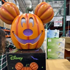 Disney Mickey Pumpkin Jack-o’-lantern from Costco